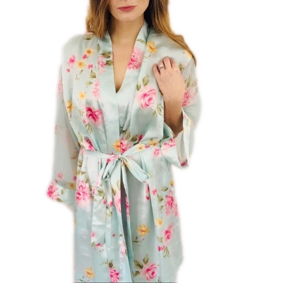 Oscar de la Renta Other - Oscar De La Renta Floral Robe Sz Medium